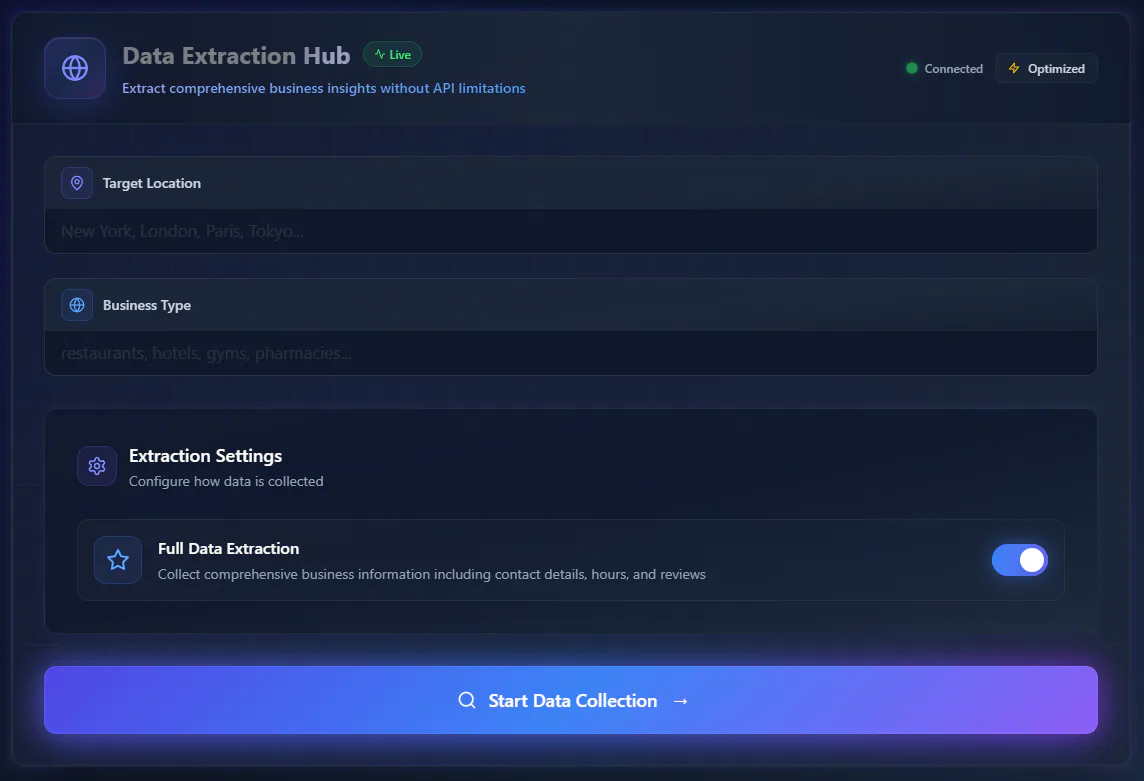 Scraplify Interface