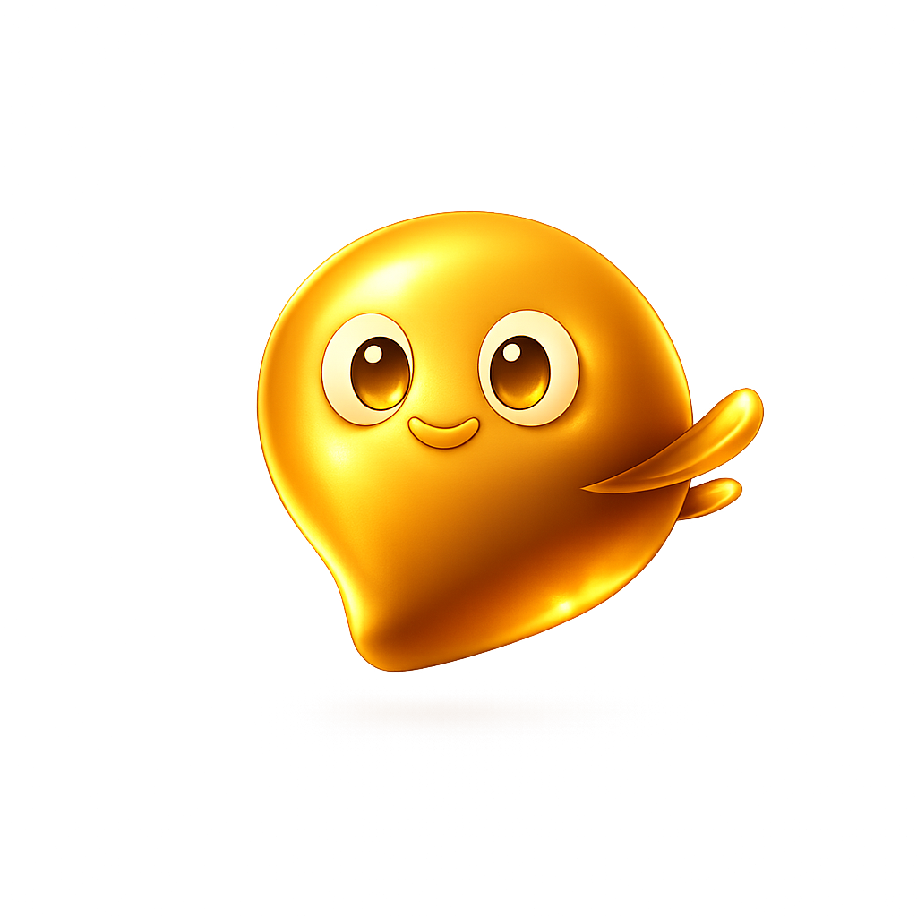 Gold tier mascot
